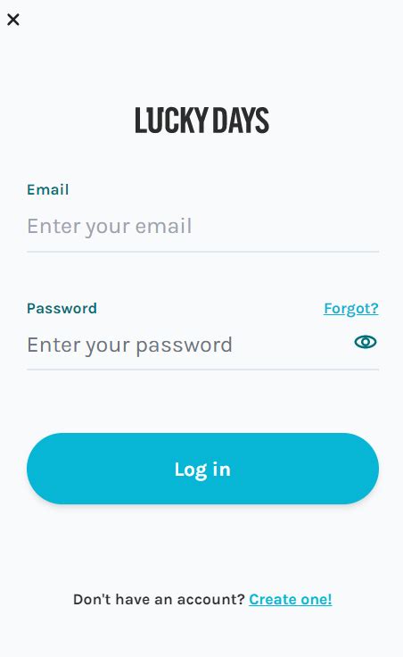lucky days casino log in.